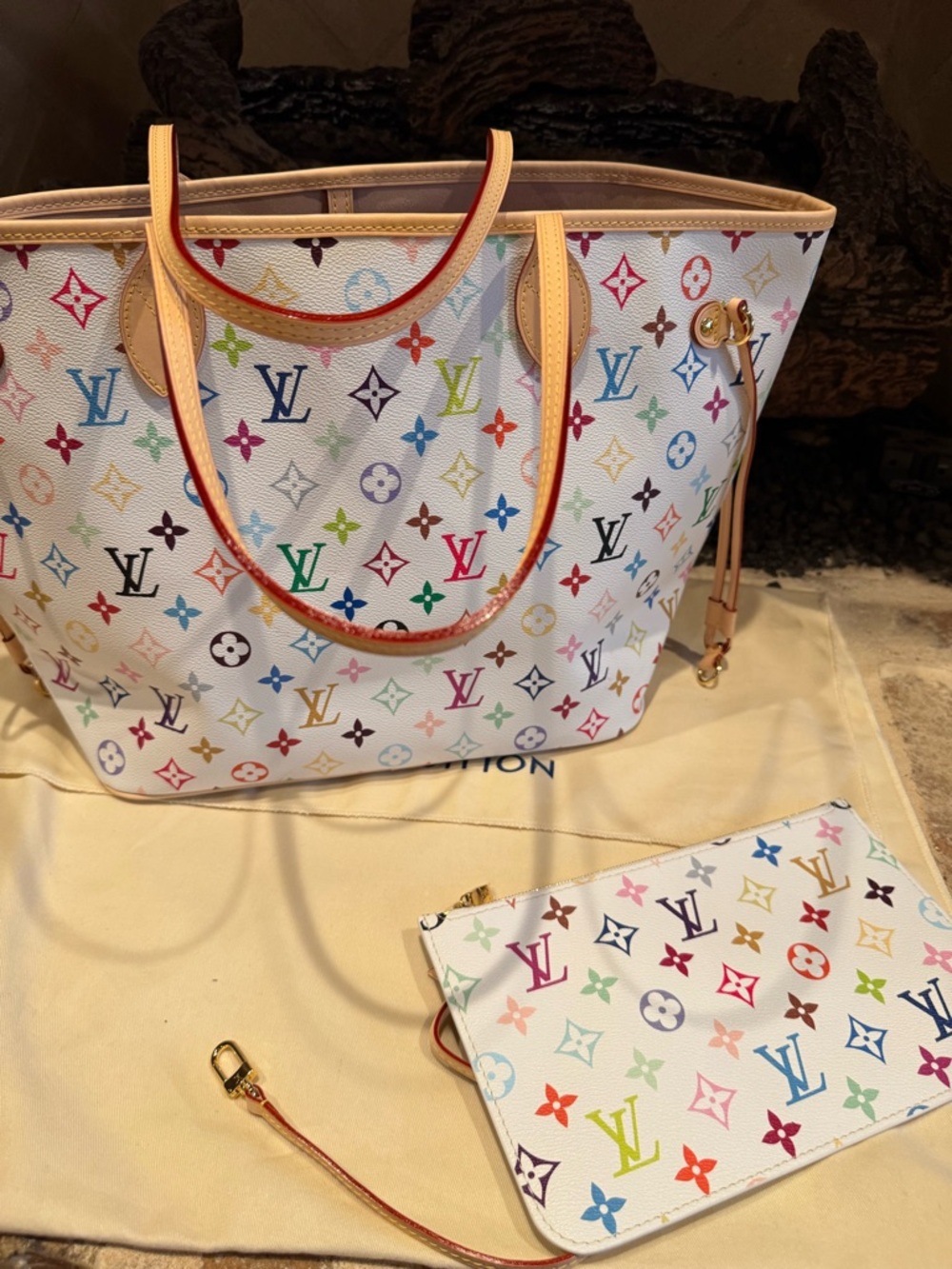 Tote Size MM Multicolor Monogram Bag - Picture 3 of 8
